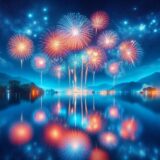 傘の花咲く夜に、安全を支えて ― イーフロのびわ湖大花火大会警備